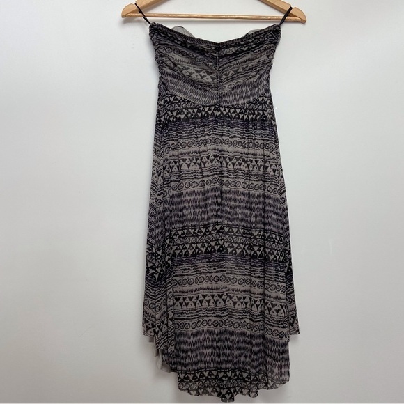 Free People dress bohemian strapless nude beige black bohemian neutral tone smal - Picture 16 of 16